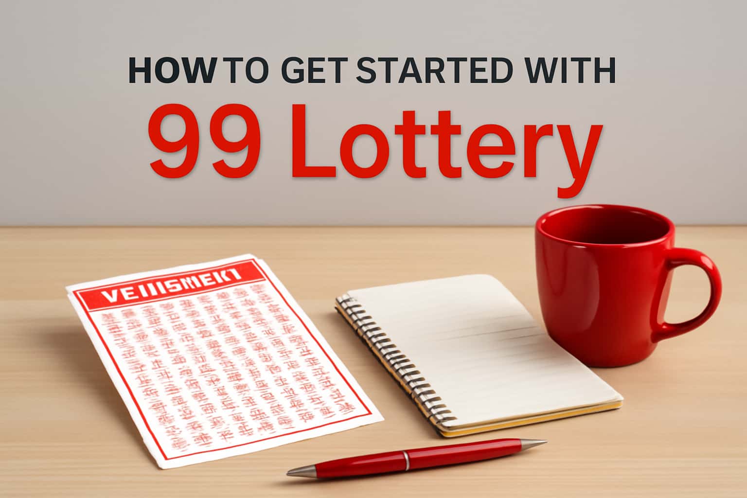 An informative representation of 99 Lottery with clear text.